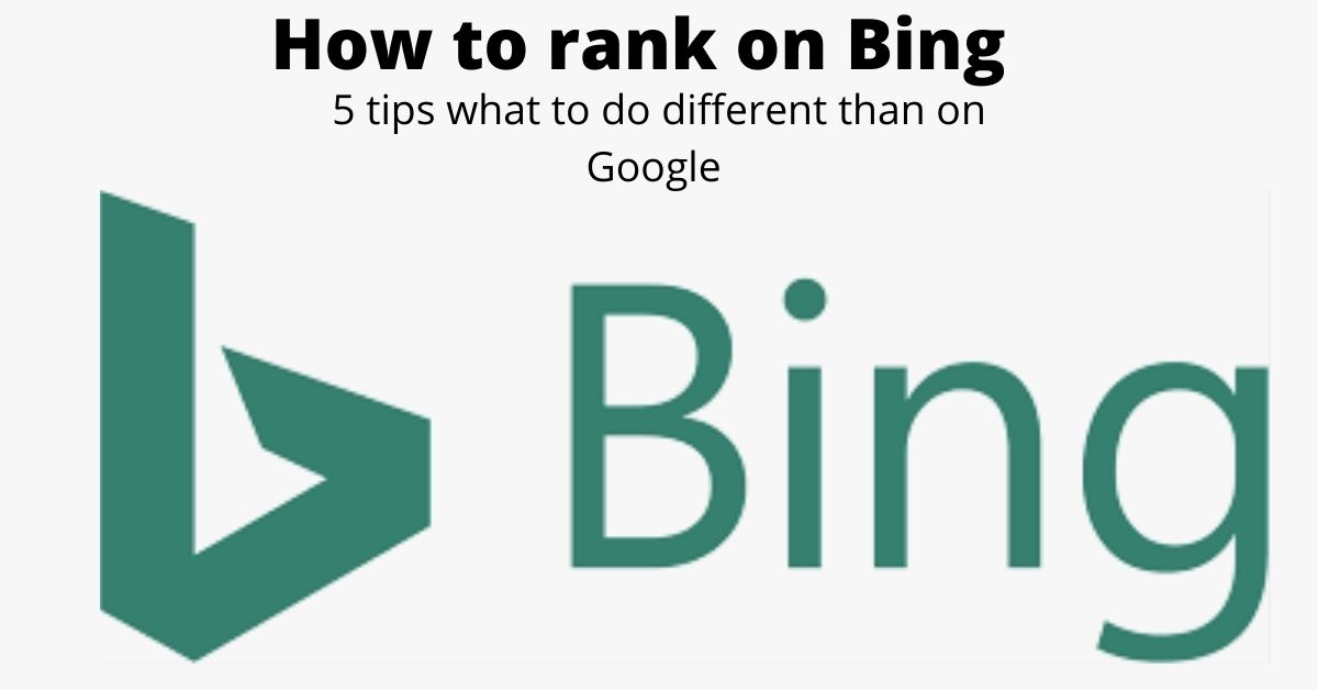 how to rank on Bing