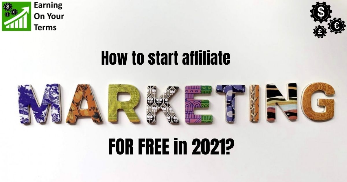 how to start affiliate marketing for free