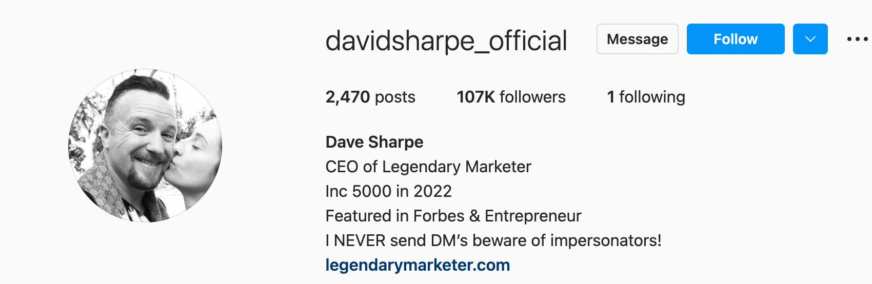 is David Sharpe a Scam